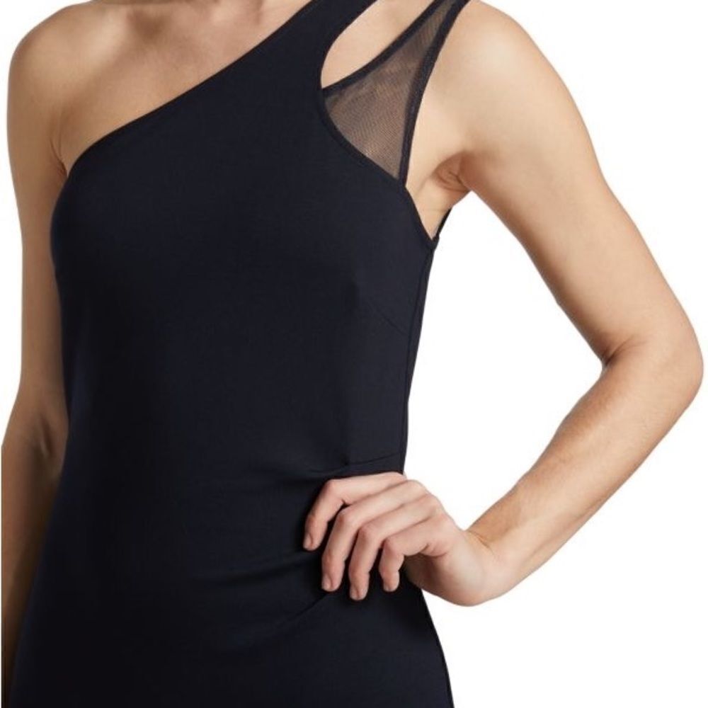 Bailey 44 Romy One-Shoulder Minidress Navy Color - Picture 3 of 9